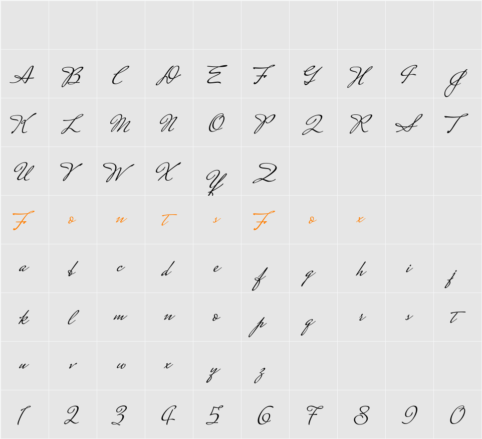 Character Map